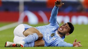 Matheus Nunes partiu um dedo durante o Man. City-Copenhaga: imagens impressionam