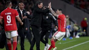 Di María festeja com Schmidt
