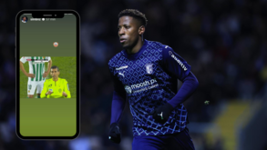 Banza partilha vídeo do golo anulado frente ao Rio Ave e comenta com um 'emoji' de palhaço