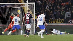 Bolonha-Inter, 0-1: Líder impõe-se em casa do adversário