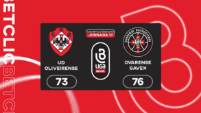Liga Betclic masculina: o resumo do Oliveirense-Ovarense