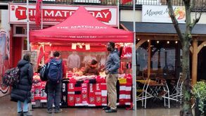 Estádio Emirates preparado para receber o Arsenal-FC Porto