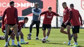 Certeza no meio-campo e dúvida na frente: o onze provável do Benfica para o jogo com o Rangers