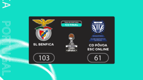 O resumo do CD Póvoa-Benfica das meias-finais da Taça de Portugal
