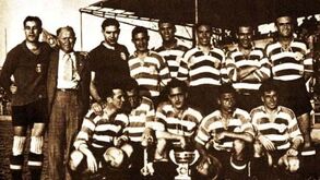 Joseph Szabo na equipa do Sporting de 1941