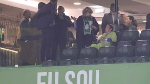 Dolores Aveiro assiste ao Sporting-Boavista em Alvalade