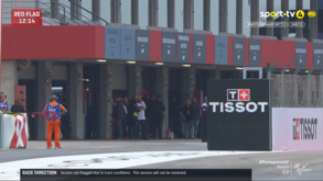 GP de Portugal: sessão de Moto3 suspensa devido às condições da pista