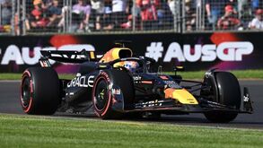 Max Verstappen na pole position do GP da Austrália de Fórmula 1