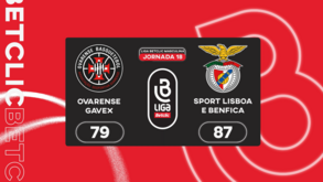 Liga Betclic: o resumo do Ovarense-Benfica