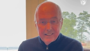 Sven-Göran Eriksson homenageado pelo Benfica: «Espero ir ver um jogo antes que o campeonato acabe» 