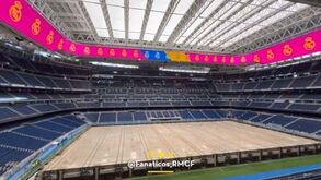 Novo ecrã panorâmico do Santiago Bernabéu impressiona