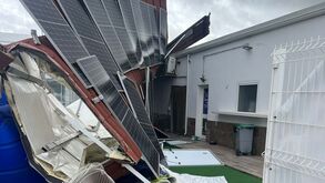 Vento destrói restaurante gerido por Tiago Fernandes