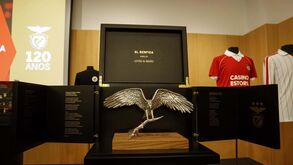 De um relógio a diamantes: Benfica apresenta artigos comemorativos do 120.º aniversário