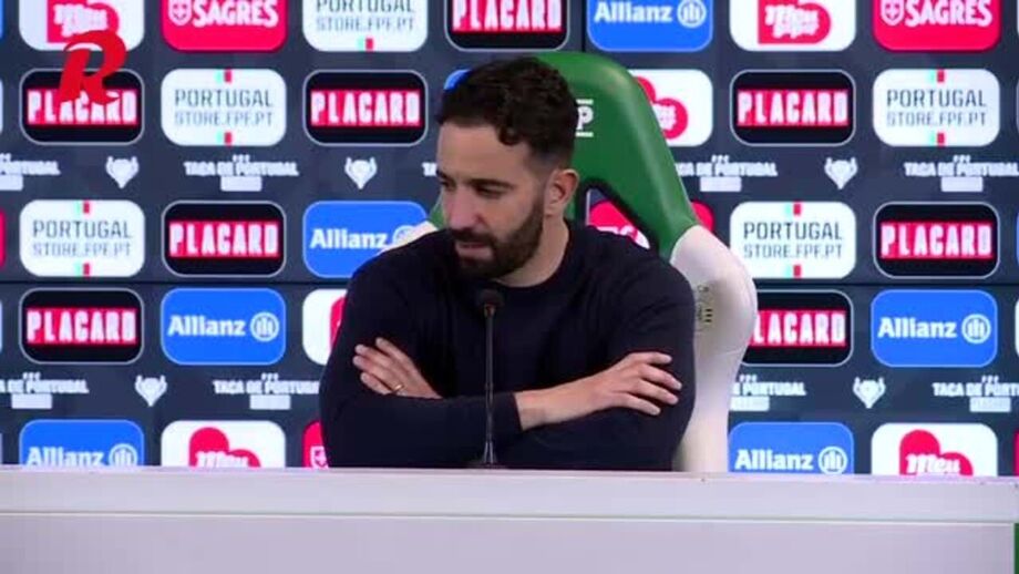 Técnico do Sporting diz, ainda ssim, que é "muito bom" ir em vantagem para a 2.ª mão