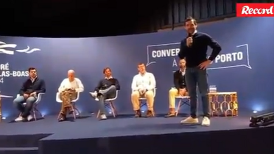 Candidato à presidência do clube em mais uma tertúlia