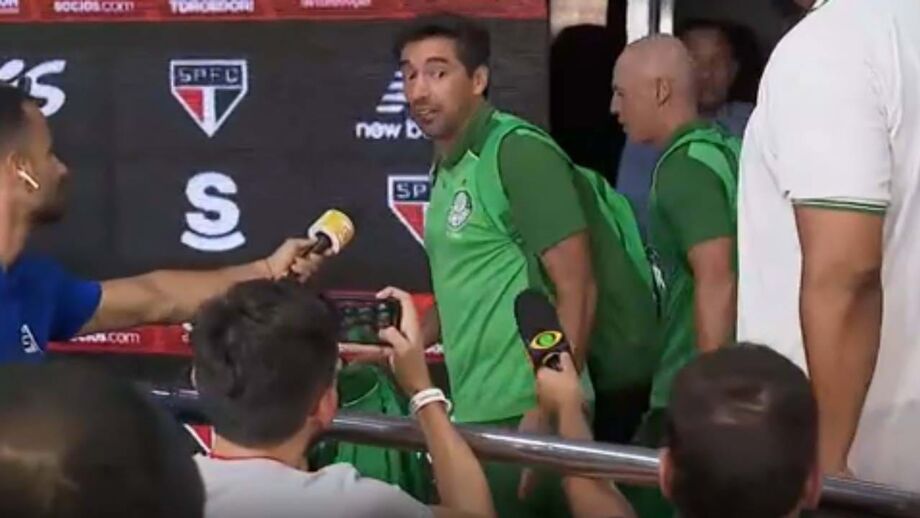 São Paulo não cedeu a sala de imprensa ao treinador português do Palmeiras