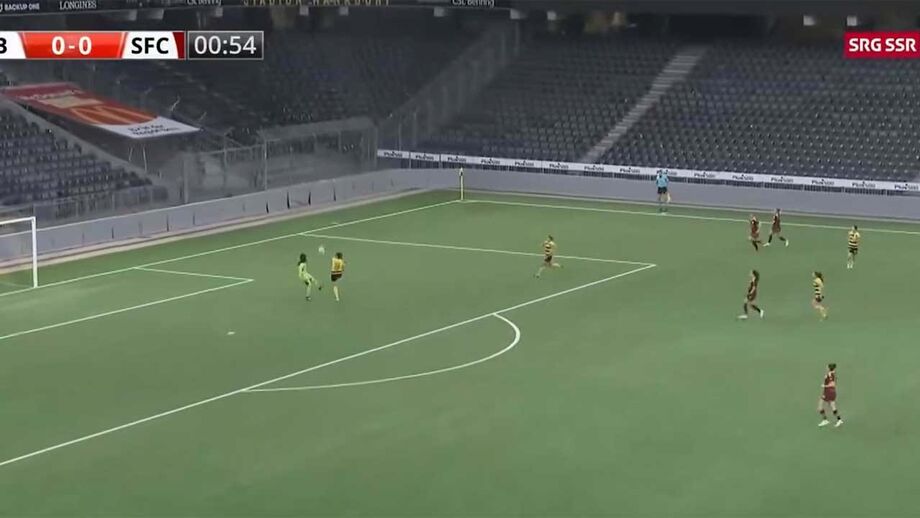 Inês Pereira 'tranquila' na baliza do Servette