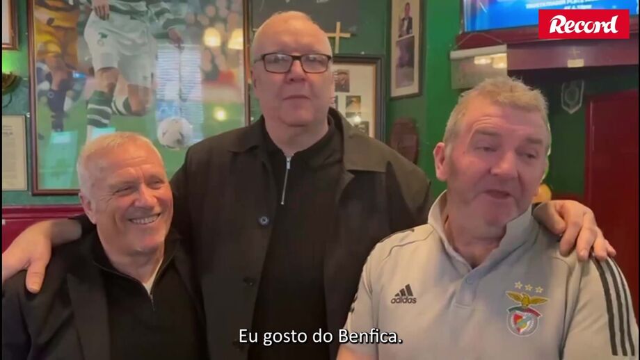 Record em Glasgow com uns fãs especiais