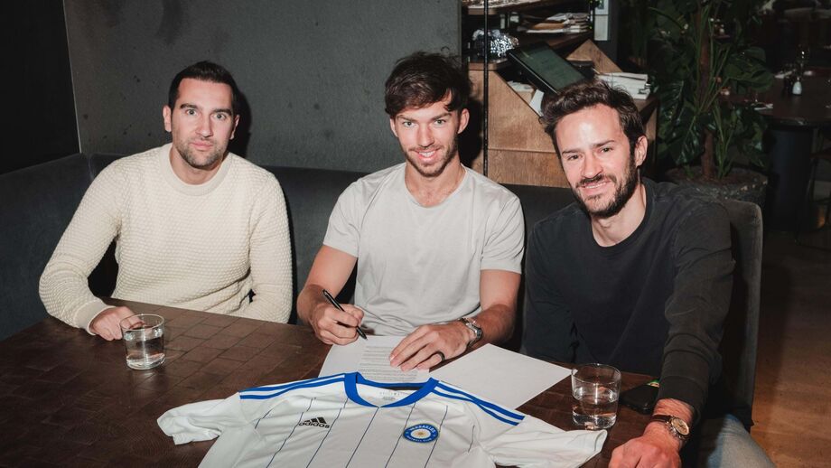 Pierre Gasly investe num clube de futebol francês