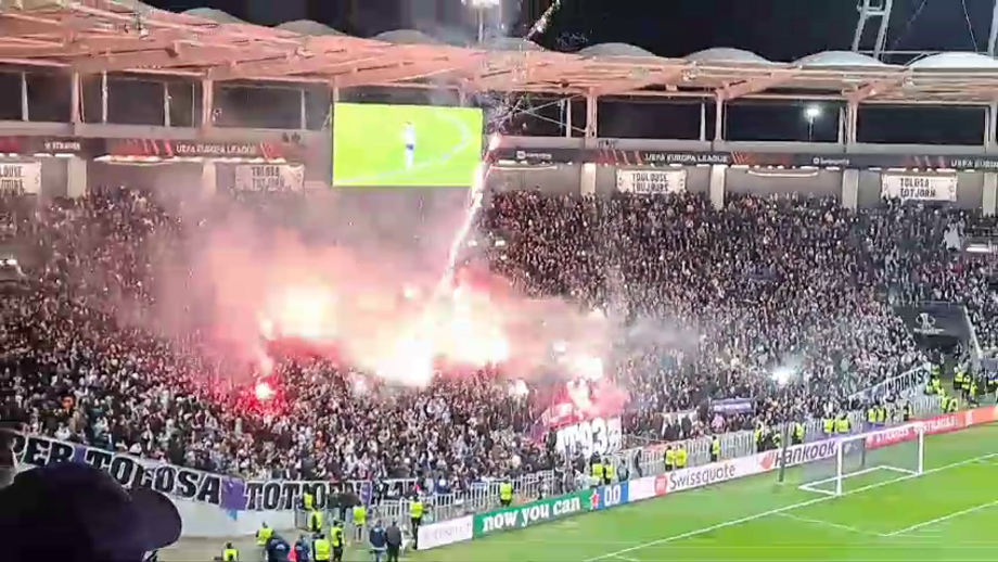 Emblema, que foi eliminado pelas águias no playoff de acesso aos 'oitavos' da Liga Europa, pode ter parte do estádio interditado no próximo jogo europeu