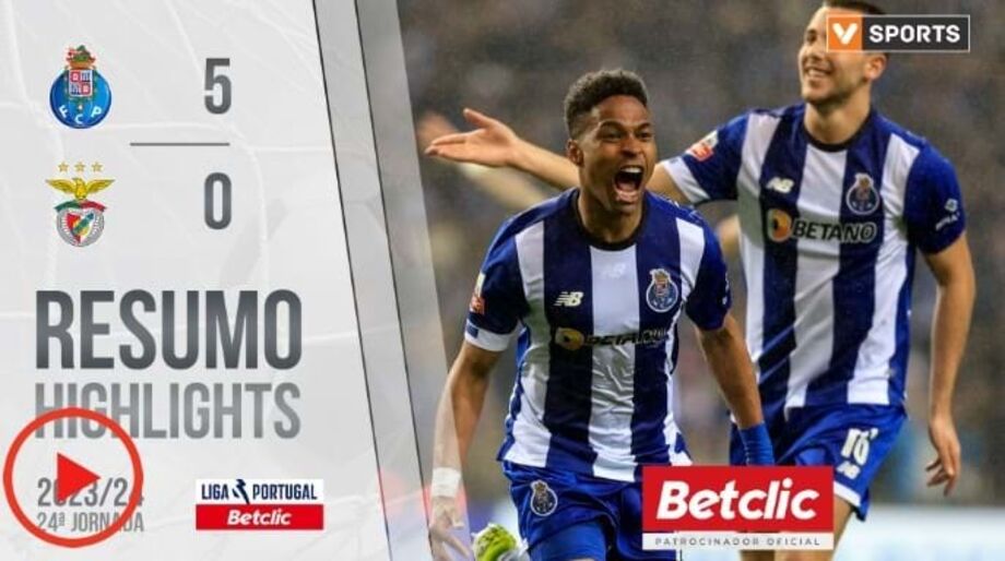 A crónica do FC Porto-Benfica, 5-0: um enorme dragão no suicídio da águia 