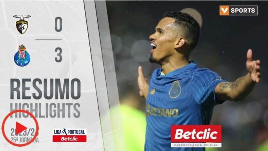 A crónica do Portimonense-FC Porto, 0-3: Tradição cumprida sem forçar o ritmo