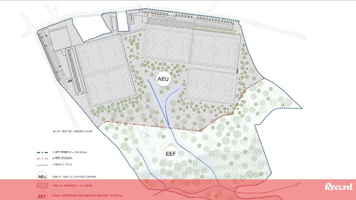 As principais valências e a classificação dos terrenos do projeto de André Villas-Boas