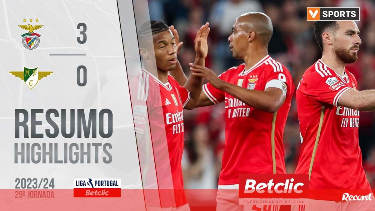 O resumo do Benfica-Moreirense: golos, casos e outros lances