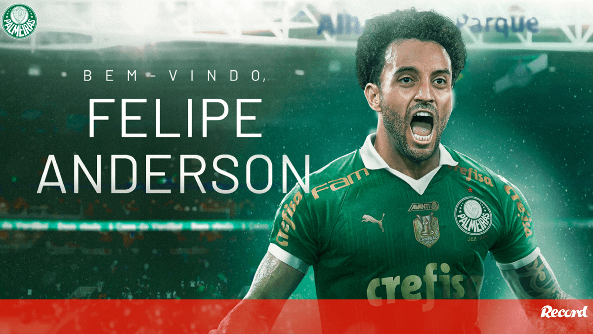 Felipe Anderson, ex-jogador do FC Porto, assina pelo Palmeiras de Abel Ferreira