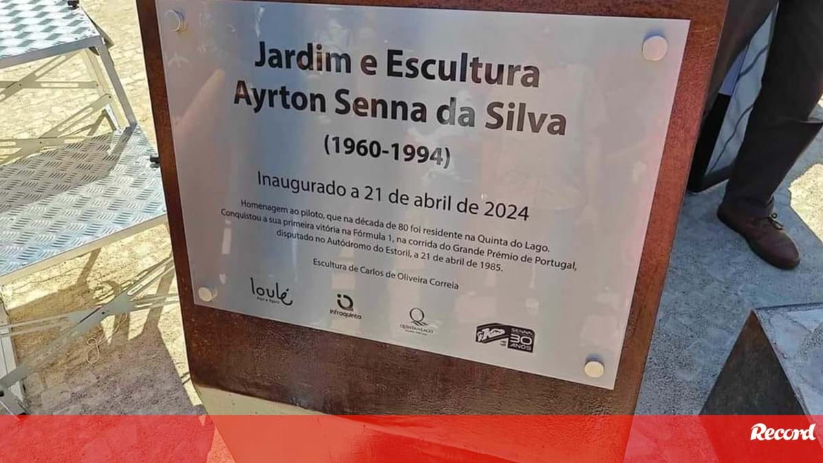 Ayrton Senna homenageado na Quinta do Lago