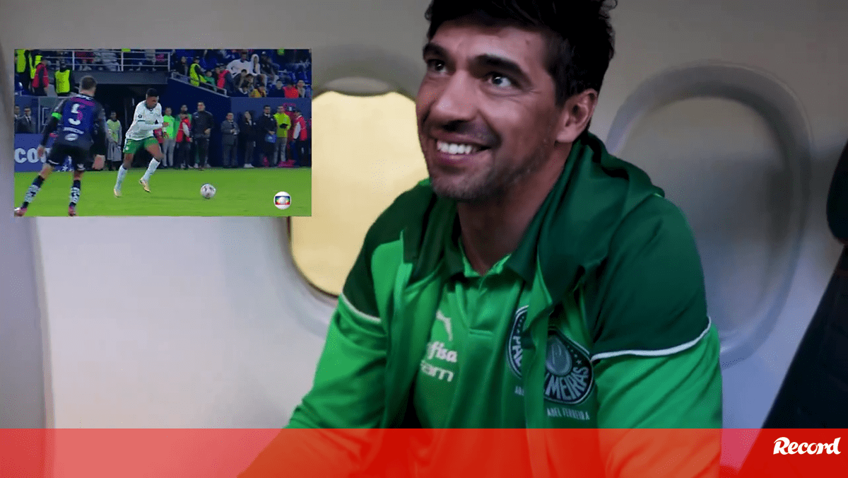 «Não sou muito de festejar, mas estes é impossível»: a reação de Abel Ferreira ao golaço de Luis Guilherme