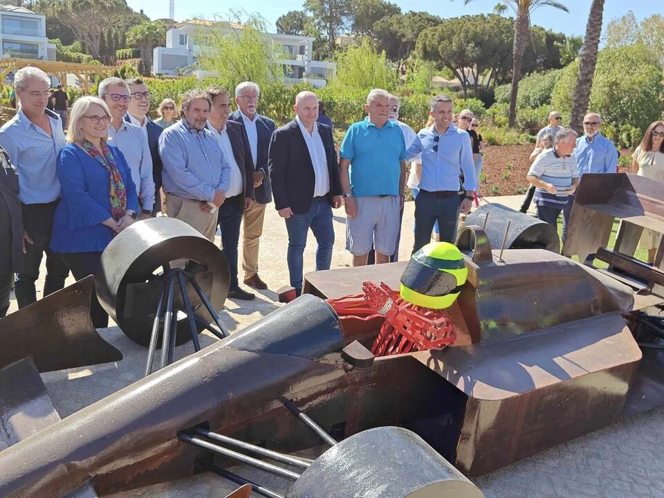 Ayrton Senna homenageado na Quinta do Lago Automobilismo Jornal Record
