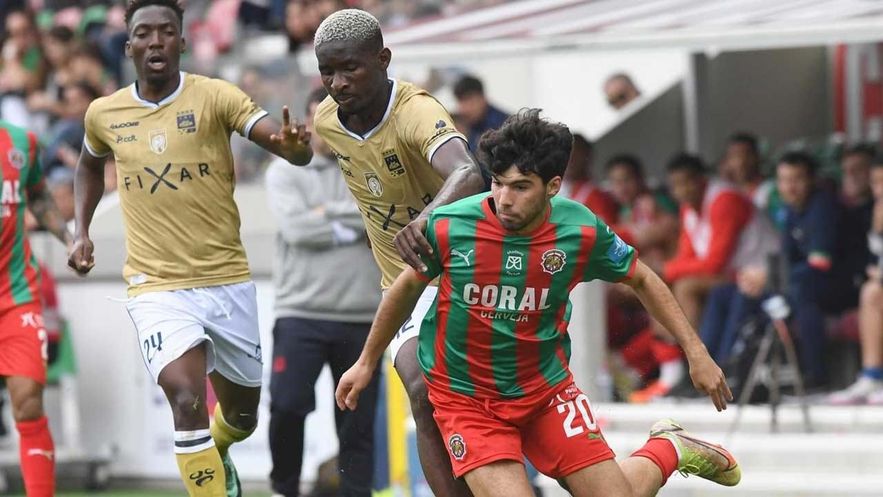 Bernardo Gomes numa partida diante da U. Leiria