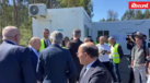 Máquinas em movimento na visita de Pinto da Costa à Academia da Maia