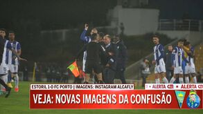 Reveladas novas imagens da tensão no final do Estoril-FC Porto