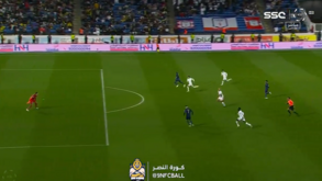 O chapéu de Cristiano Ronaldo para o hat trick frente ao Abha