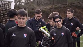 Guarda-redes do Gil Vicente orgulhosos por passar a paixão aos mais novos