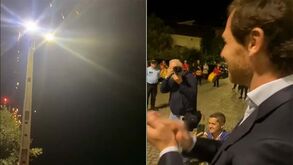 Até houve fogo de artifício: foi assim que Villas-Boas foi recebido em Viseu