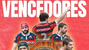 Direito aproveita uma hora em superioridade para conquistar 12.ª Supertaça de râguebi