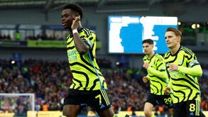 A crónica do Brighton-Arsenal, 0-3: Gunners metem pressão 