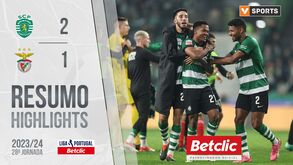 O resumo do Sporting-Benfica: os golos, os casos e outros lances
