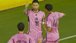 Messi regressa de lesão e marca um grande golo pelo Inter Miami