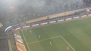 O primeiro golo do Sporting no dérbi visto da... cobertura do estádio