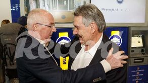 Sven-Göran Eriksson recebido em Lisboa por Toni: «É sempre bonito ver o Benfica»