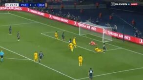 Com toda a calma e classe, Vitinha marcou assim no PSG-Barcelona