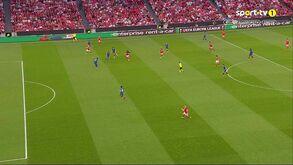 Benfica-Marselha: Rafa abriu o marcador de 'biqueira'