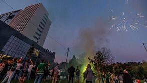 Equipa do Sporting com receção apoteótica em Braga