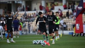 O onze do Sporting para o jogo com o Gil Vicente