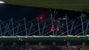 Vitória celebrada com fogo de artifício: as imagens da festa do Sporting em Barcelos