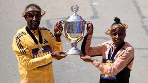 Etíope Sisay Lemma e queniana Hellen Obiri vencem Maratona de Boston